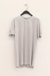 BORIS BIDJAN SABERI short-sleeved T-shirt TS CLASSIC1 RIB RF F035 light gray 4